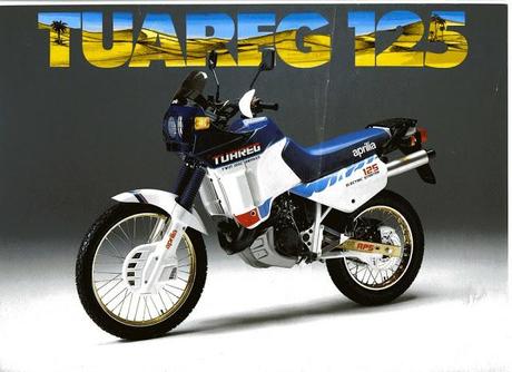 Vintage Brochures: Aprilia Tuareg 125 1987 (Italy)