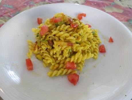 eliche con zucchine e zafferano