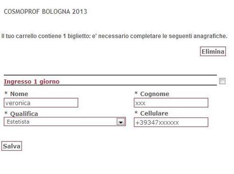 COSMOPROF:Istruzioni per l'uso!