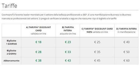 COSMOPROF:Istruzioni per l'uso!