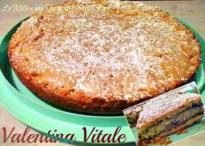 CROSTATA FARCITA CON MELE, NOCI E GOCCE DI CIOCCOLATO