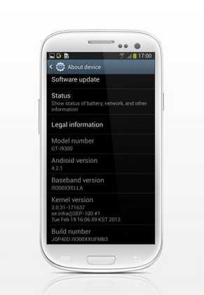 Galaxy S3 Android 4.2.1 in un video demo