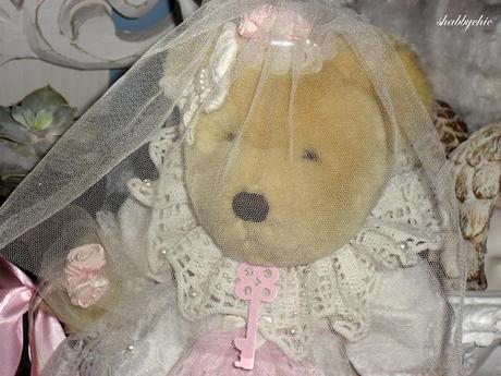 shabbychic, Teddybear and wedding