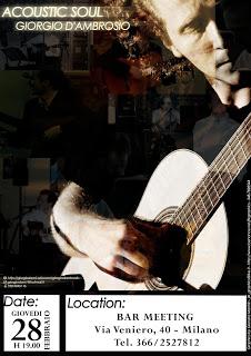 28 febbraio Live di Giorgio D'Ambrosio