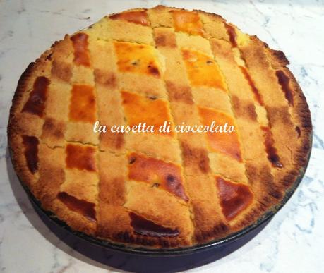 crostata di ricotta alla  francesca