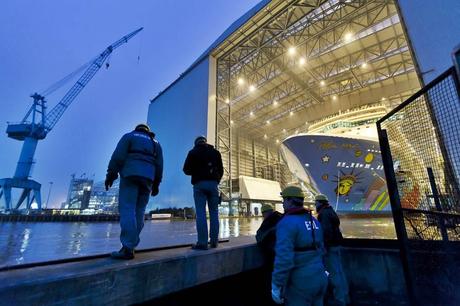 Entra in scena la nuovissima Norwegian Breakaway, la più grande nave da crociera mai costruita in Germania