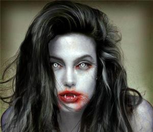 Angelina Jolie vampire