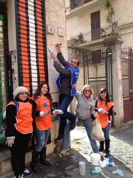 L'ultima iniziativa di RetakeRome di due domeniche fa. Ecco le foto. Evviva...
