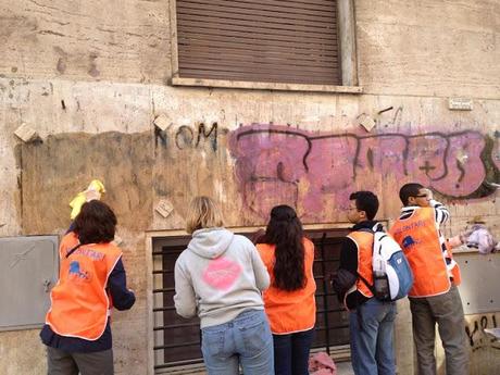 L'ultima iniziativa di RetakeRome di due domeniche fa. Ecco le foto. Evviva...