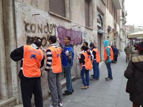L'ultima iniziativa di RetakeRome di due domeniche fa. Ecco le foto. Evviva...