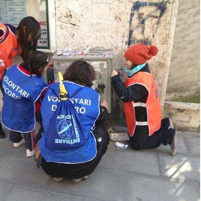 L'ultima iniziativa di RetakeRome di due domeniche fa. Ecco le foto. Evviva...