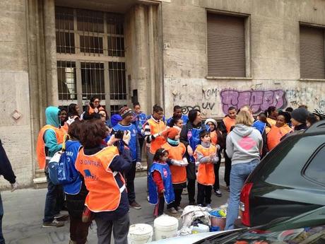 L'ultima iniziativa di RetakeRome di due domeniche fa. Ecco le foto. Evviva...