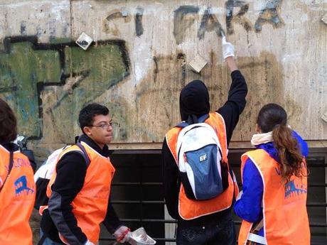 L'ultima iniziativa di RetakeRome di due domeniche fa. Ecco le foto. Evviva...