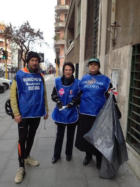 L'ultima iniziativa di RetakeRome di due domeniche fa. Ecco le foto. Evviva...
