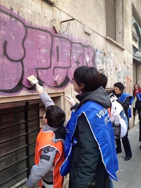 L'ultima iniziativa di RetakeRome di due domeniche fa. Ecco le foto. Evviva...