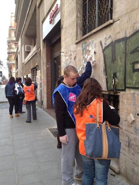 L'ultima iniziativa di RetakeRome di due domeniche fa. Ecco le foto. Evviva...