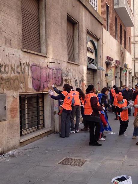 L'ultima iniziativa di RetakeRome di due domeniche fa. Ecco le foto. Evviva...