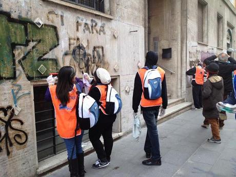 L'ultima iniziativa di RetakeRome di due domeniche fa. Ecco le foto. Evviva...