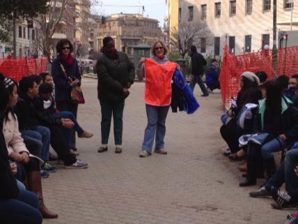 L'ultima iniziativa di RetakeRome di due domeniche fa. Ecco le foto. Evviva...