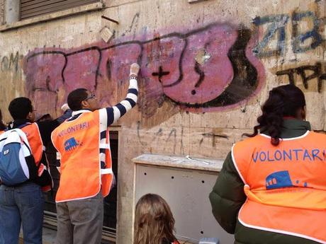 L'ultima iniziativa di RetakeRome di due domeniche fa. Ecco le foto. Evviva...