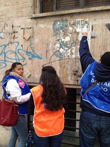 L'ultima iniziativa di RetakeRome di due domeniche fa. Ecco le foto. Evviva...