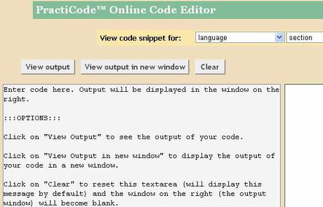 Online Code Snippet Tools