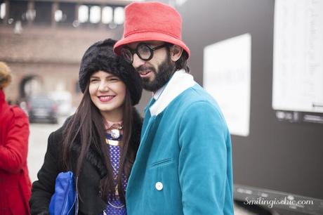 Streetstyle MFW 13/14: Smiling People