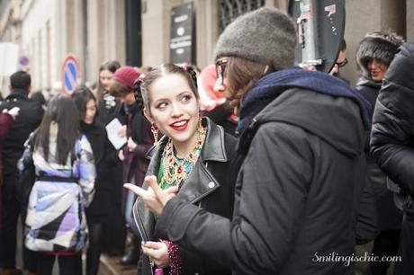 Streetstyle MFW 13/14: Smiling People