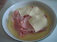 Rustica con mortadella e formaggio