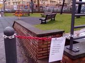 rinnovati giardinetti Piazza Ragusa quegli strani cartelli anonimi...