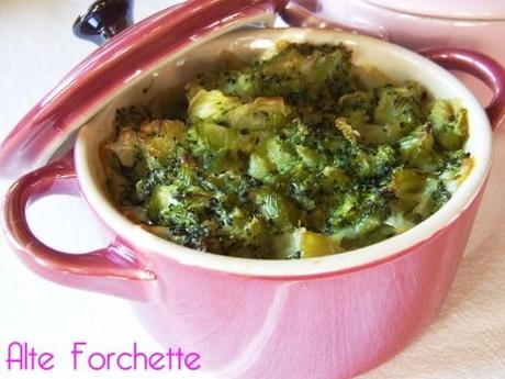 COCOTTE DI BROCCOLI GRATINATI E… DIAMO DEL TU AI FORNELLI!