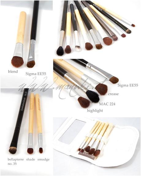 Review EcoTools Bamboo 6 Piece Eye Brush Set