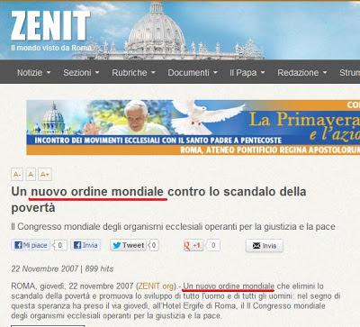 Bertone, l'amico di Grillo, vuole un Governo Globale della finanza