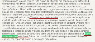 Bertone, l'amico di Grillo, vuole un Governo Globale della finanza