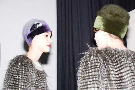 { MFW |  Backstage at Emporio Armani }