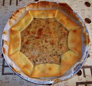 Quiche besciamella e salmone