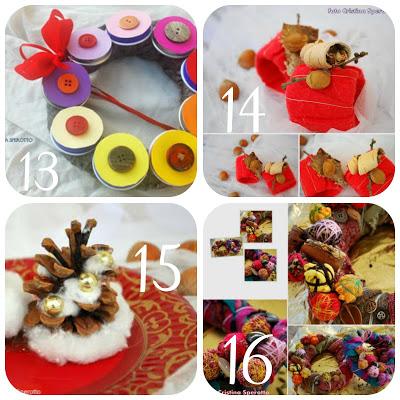 RACCOLTA DI IDEE PER DECORARE IL NATALE CON MATERIALI DI RICICLO (dal blog 2010-2011)