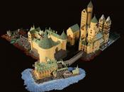 fantastica replica Hogwarts fatta tutta LEGO