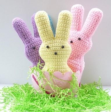 Idee per la Pasqua: coniglietti ad uncinetto!
