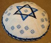 Kippah ad uncinetto per la Pasqua ebraica