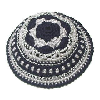 Kippah ad uncinetto per la Pasqua ebraica