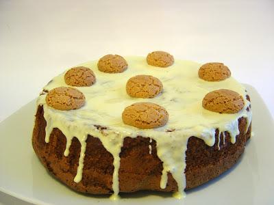 Torta cioccolato banane e amaretti