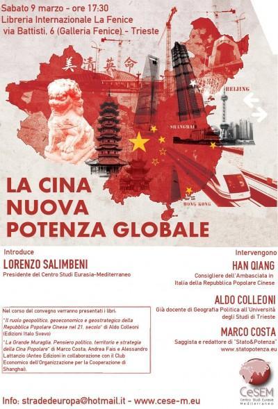 “LA CINA NUOVA POTENZA GLOBALE” Locandinacina