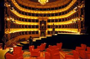 Interior of Teatro Regio