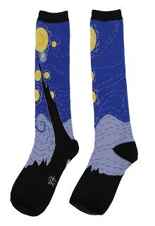 Starry Night Knee Socks