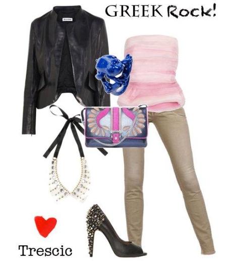 grazia, grazia.it, it blog, itblog, it blogger, it blog, blogger we want you, fashion blog, fashion blogger, Borsa con tracollina, Paula Cademartori, Bustier peplum in seta e organza, Oscar de la Renta, Pantaloni denim skinny, Cycle, Giacca in pelle nera, Jil Sander, Decolletè Open-toe con borchie, Sam Edelman, Anello in ottone blu, Marmèn, yoox, net a porter, luisaviaroma.com, luisa via roma, net-a-porter.com, netaporter, colletto in pvc con borchie, colletto marni, colletto con borchie, marni, collana con borchie