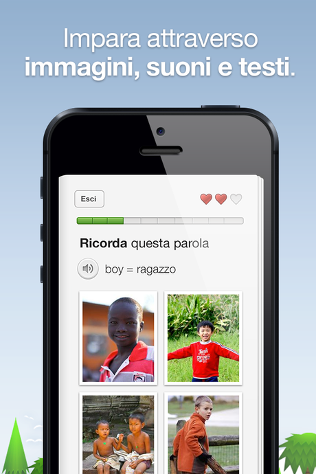 Impara l'inglese con Duolingo iPhone