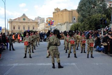 Agrigento/ Il brio della Fanfara dei Bersaglieri di Caltanissetta alla 68° Sagra del Mandorlo in Fiore