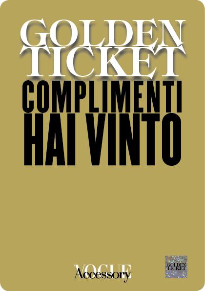 The golden ticket by Vogue accessory!