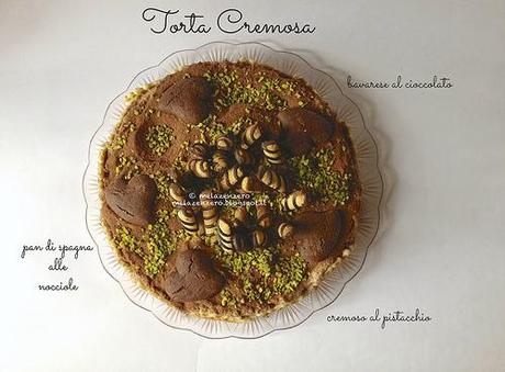 torta cremosa cioccolato pistacchio